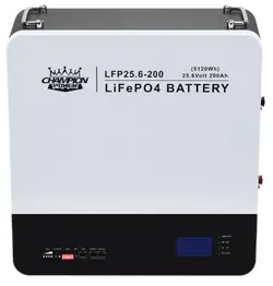 LiFePO4 25.6V 200Ah